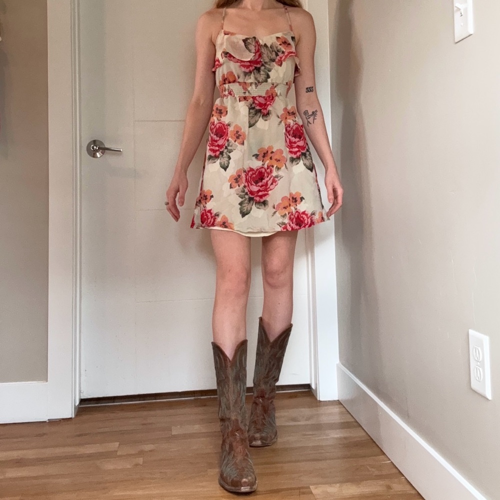 Y2K Floral Mini Dress